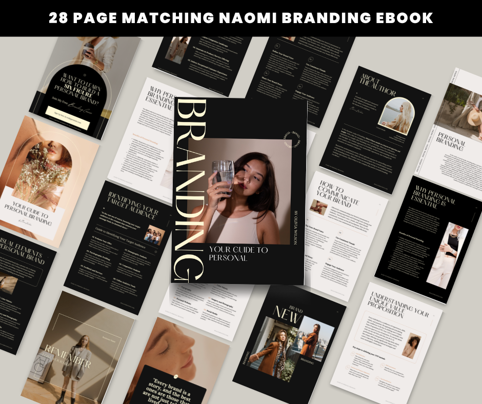 NAOMI Bundle - 120 POSTS & STORIES + EBOOK + MOCKUPS