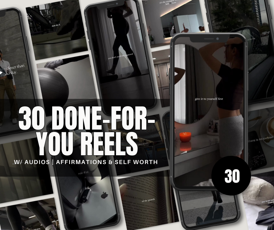 30+ Exclusive Done For You Reels