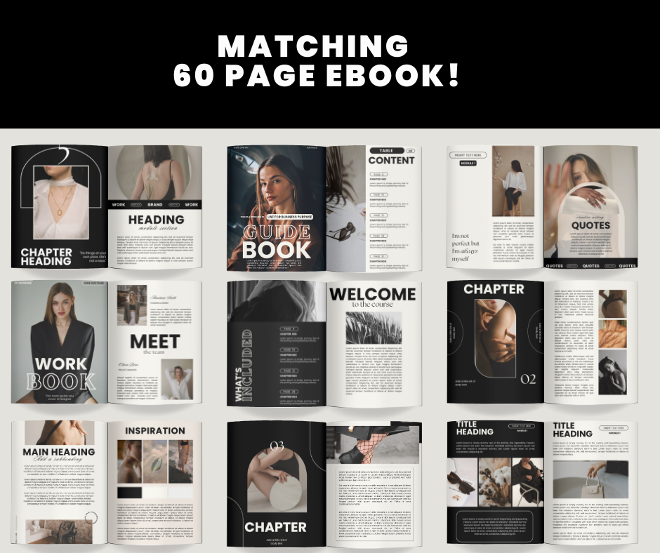 LUNA Bundle - 120 POSTS & STORIES + EBOOK + MOCKUPS