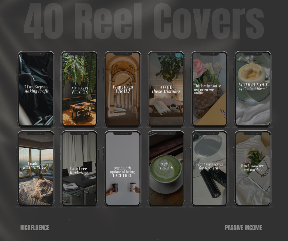 Vol 2. Instagram Reels, Hooks, Captions & Reel Covers