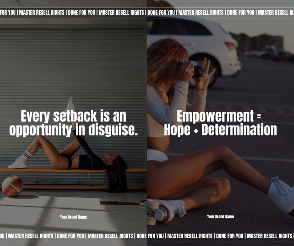 30 Positive Mindset INSTAGRAM Stories with MRR