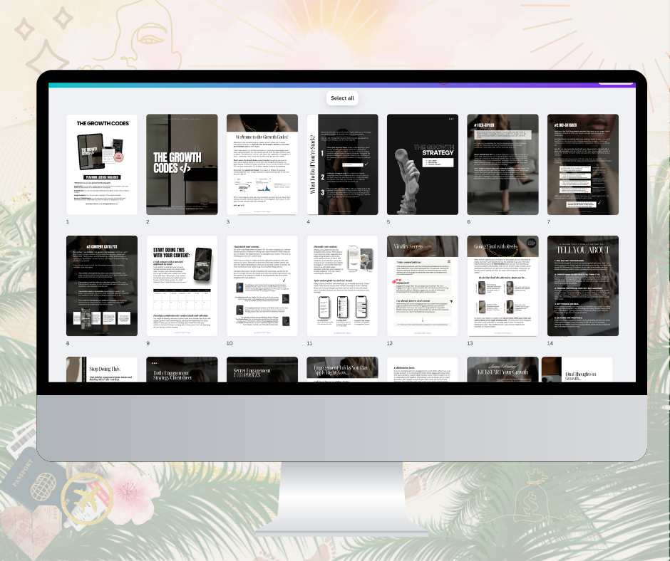 The Growth Codes | How to grow your IG theme page organically in 90 days!
