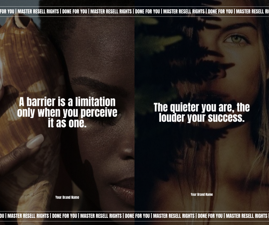 30 Positive Mindset INSTAGRAM Stories with MRR