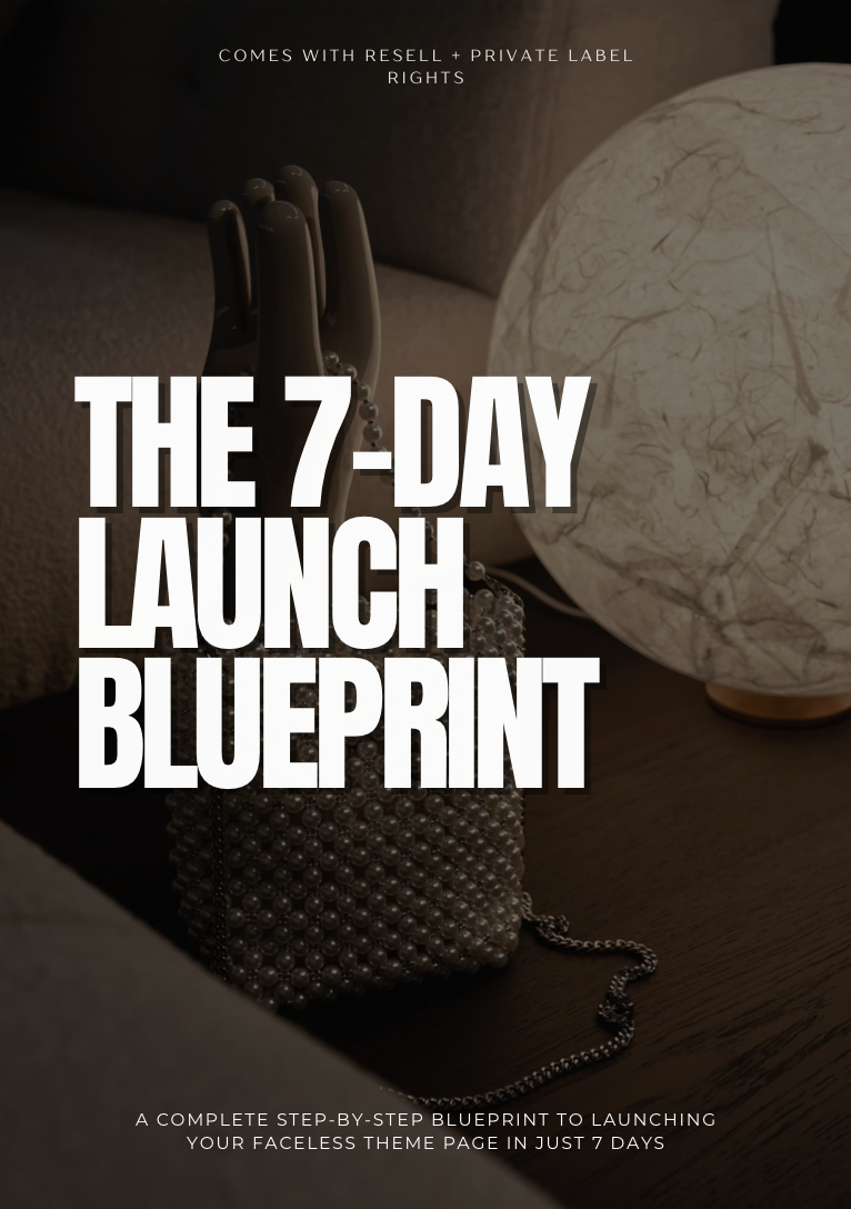 The 7-DAY Launch BLUEPRINT | MRR