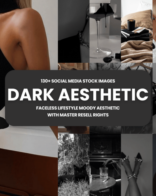 130+ DARK AESTHETIC | STOCK IMAGE COLLECTION | MRR | Master Resell Rights