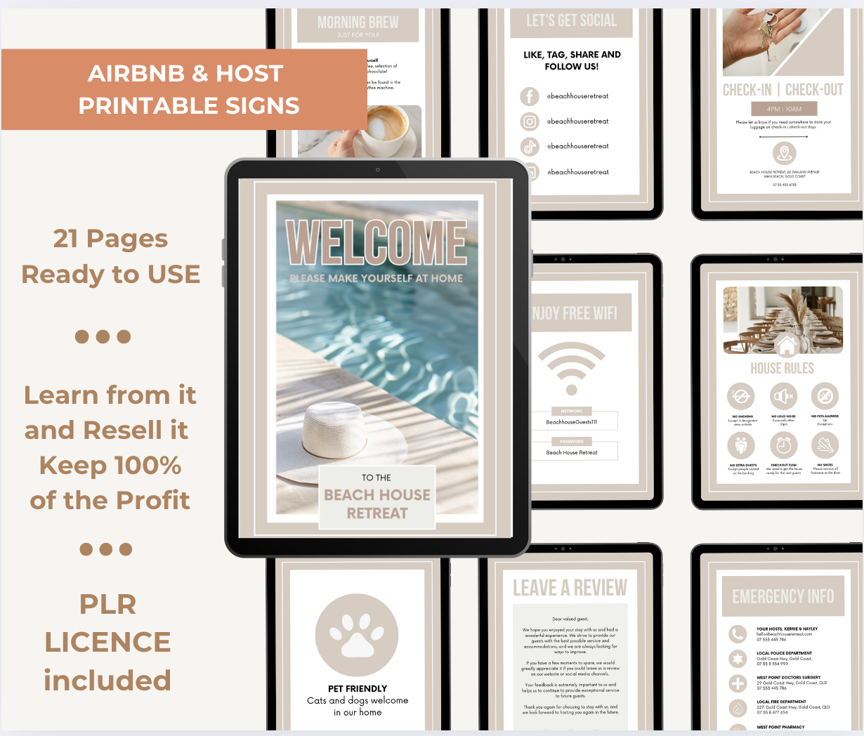 ULTIMATE AIRBNB HOSTING BUNDLE (PLR LICENSE INCLUDED)