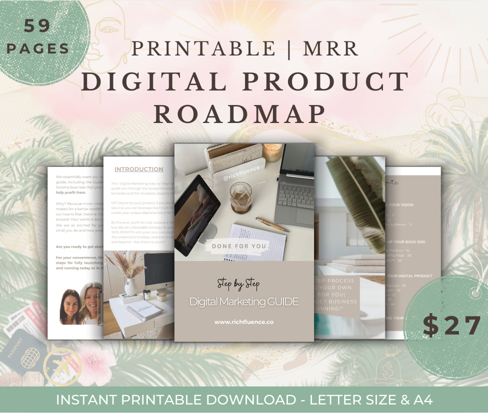🔥 Digital Product Roadmap With Resell Rights – Your Done-For-You Passive Income Blueprint! 🔥